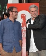 Mastandrea con il regista Daniele Gaglianone