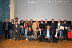 Foto di gruppo al Valdarno Cinema Fedic