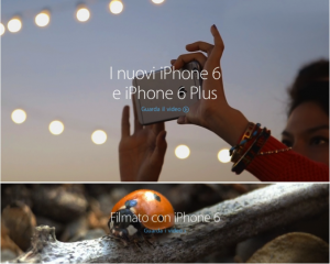 La pubblicità dell’iPhone6