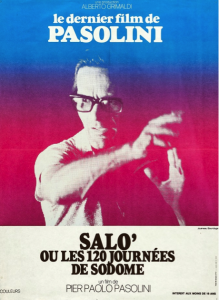 Salò, manifesto francese