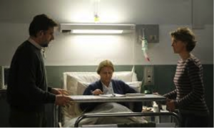 Un’immagine del film: Nanni Moretti, Giulia Lazzarini e Margherita Buy