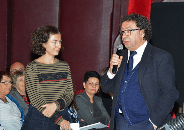 Marcello Zeppi (Presidente MISFF) alla conferenza stampa del 7 gennaio 2016, Parigi
